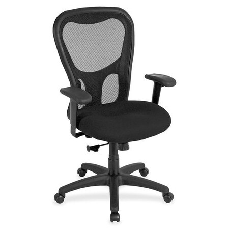 Eurotech - The Raynor Group Chair, Mesh, 26inx24inx41-44-1/2in, Onyx/Black EUTMM950076